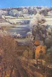 Paysage du haut Allier en Hiver  (Saint Brain prs de Les Fonds